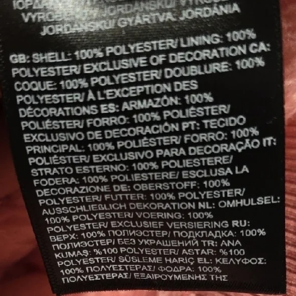 Girls' Size 5 The North Face Kids Pink Fleece Hoodie Sweater - Picture 11 of 12